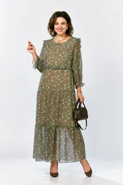 Платье LS арт. 25301 зеленый