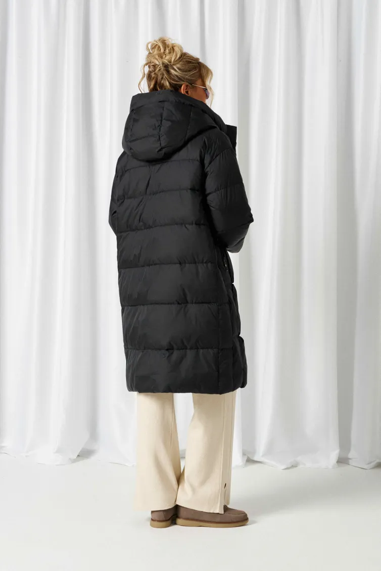 Coat Beautiful & Free #1019 chernyj