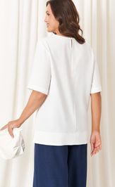 Suit PND 86420 belo-sinij