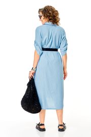 Sukienka Michel Chic #2167 goluboj