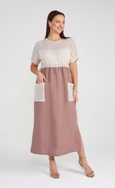 Sukienka BONADI 1964 kapuchino