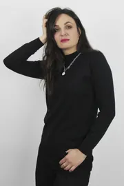 Sweter Polesie #S3733-23 4S0679-D43 chernyj antracit 158