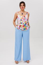 Брюки Anelli Laurel арт. 1702.1 голубая гортензия