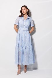 Платье Люше арт. 4364 голубой