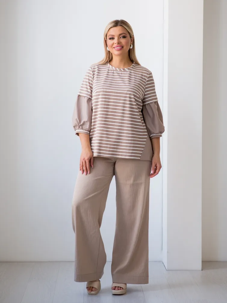 Bluzka NOVITA #1319 pesochnyj