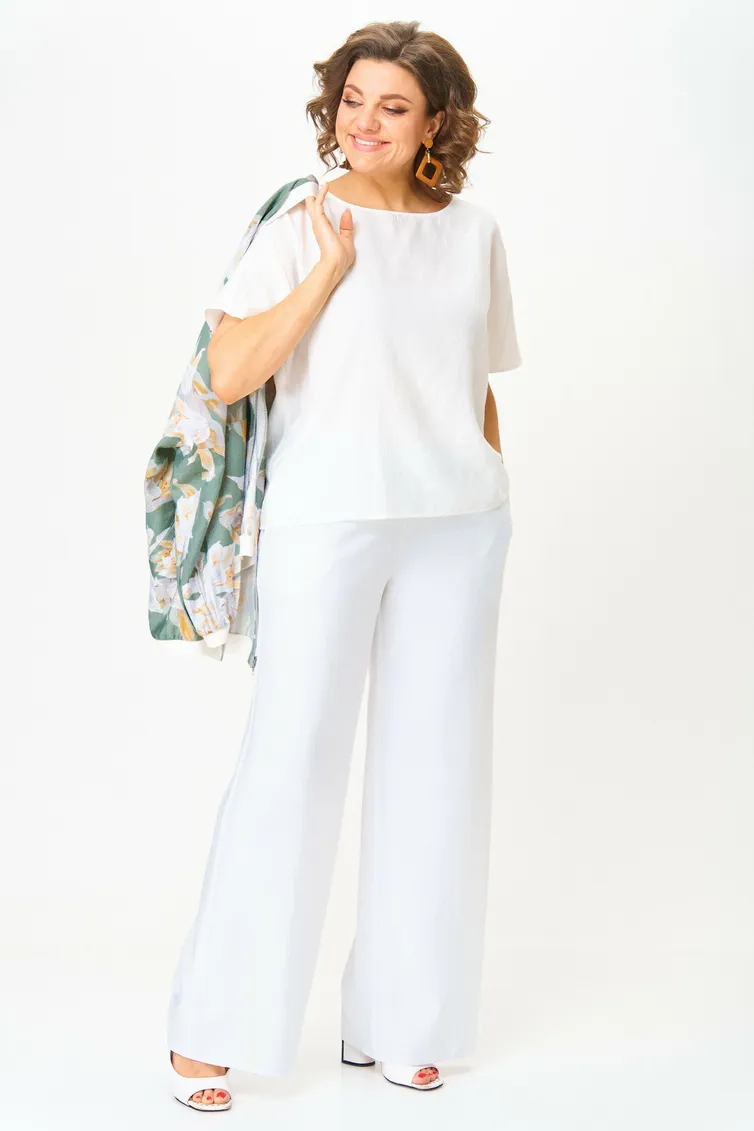 Zestaw Ladis Line #1567 cvety+belyj