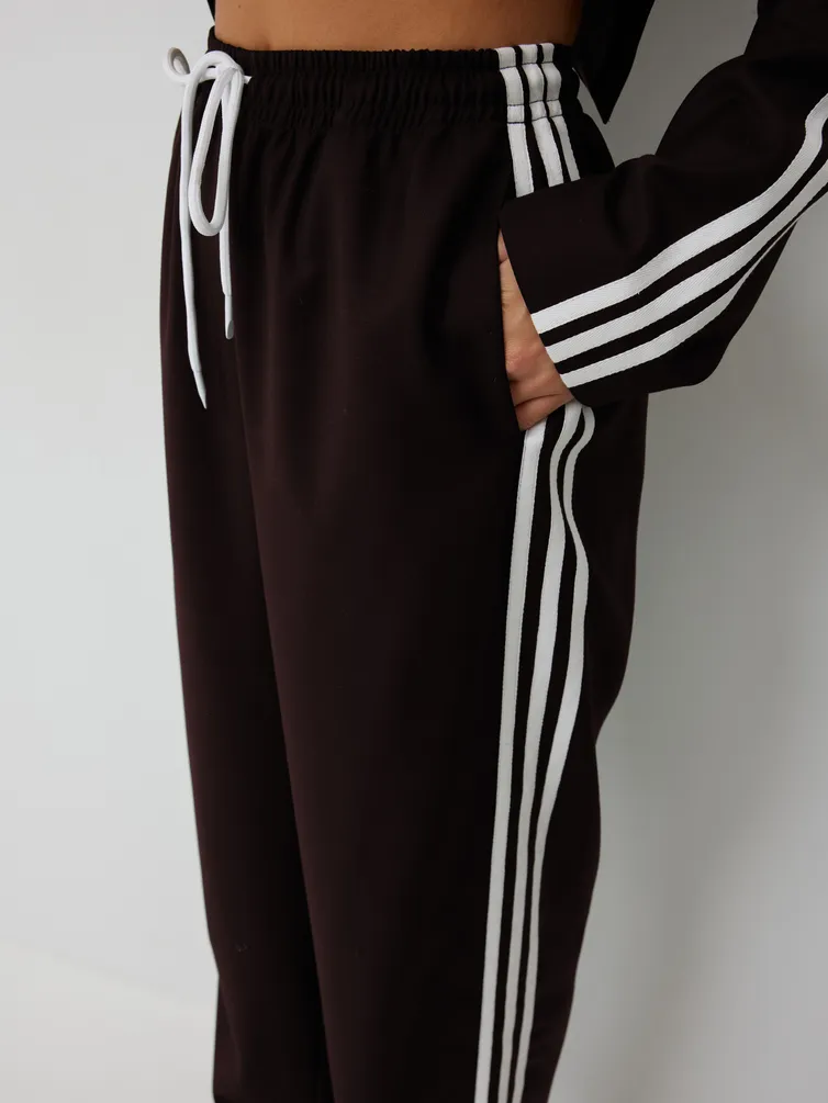 Spodnie V&N fashion #1052 shokolad