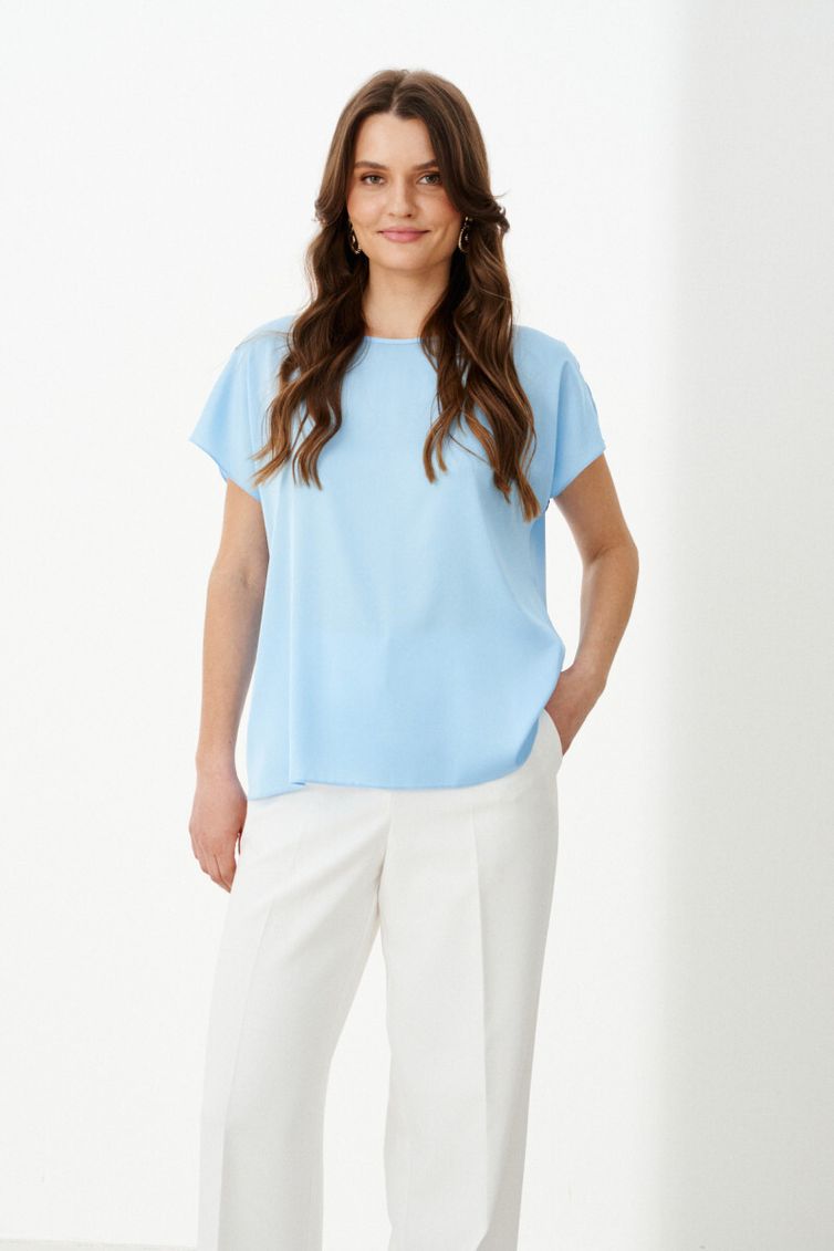 Блуза Panda арт. 109740 голубой
