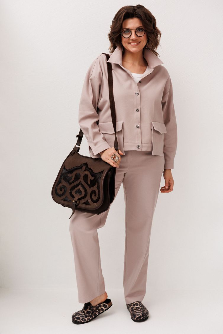 Джемперы, кардиганы, жакеты Anelli Laurel арт. 1528.1 кленовый сахар