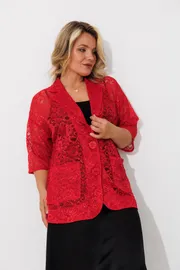 Żakiet Anastasia #1190 krasnyj
