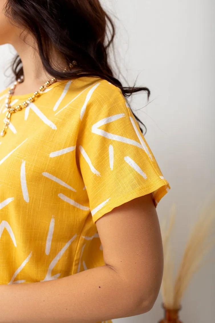 Blouse TOOK A LOOK & Angelika #TB-97l geometriya