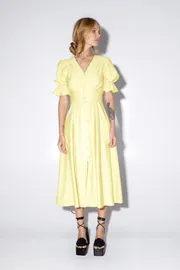 Dress Pirs #5150 zheltyj