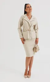Костюм Galean Style 961 бежевый