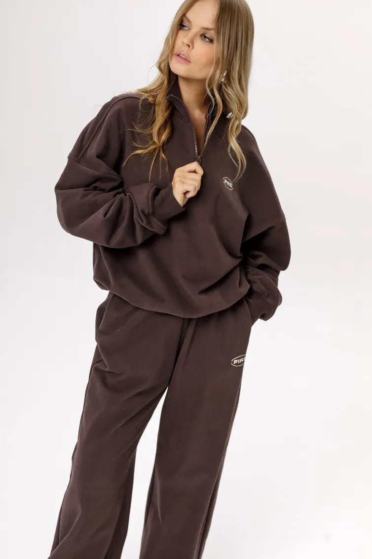 Sport Pirs #6530 korichnevyj s logo