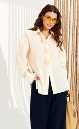 Блузка Elletto Life 13003 масло