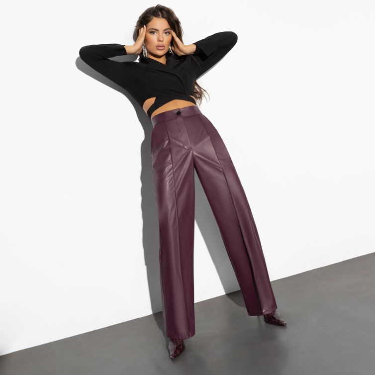 Trousers CHARUTTI #Modnyj zaxvat (hot bordo)