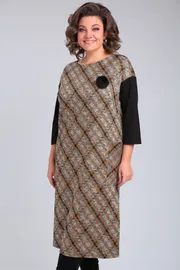 Платье Michel Chic арт. 2150 черн/горч