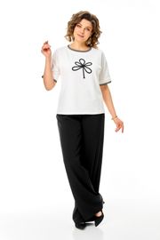 Блузки, туники Rumoda арт. 2261 молочный-черный