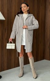 Куртка PRATA wear S032 серый