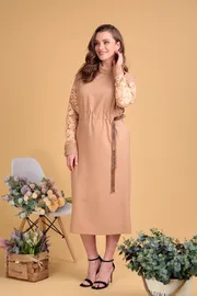 Sukienka SandyNA #130116 oxra