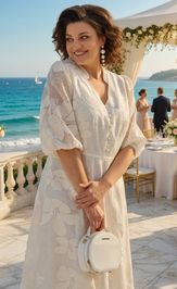 Платье Лилиана 1537 экрю