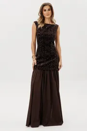 Dress EOLA #2991 shokolad
