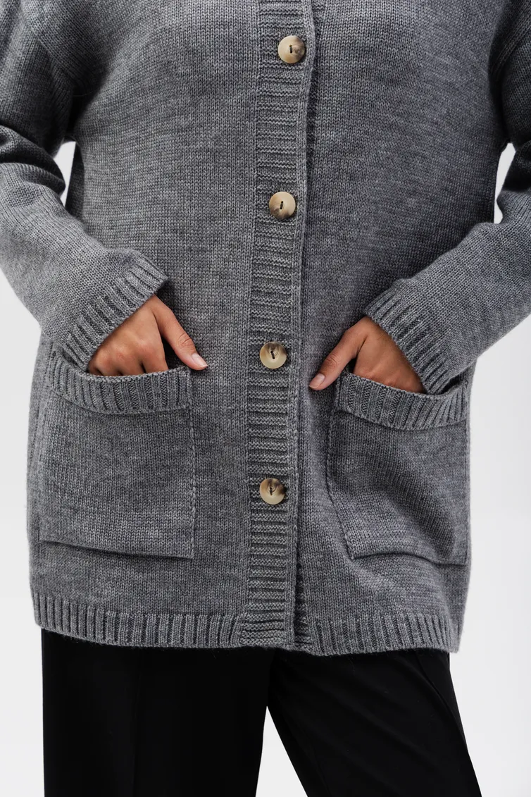 Sweter Romgil #RV0268-ShE5 seryj