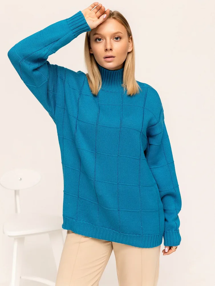 Jumper Romgil #TZ854Sh yarko-sinij
