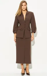 Suit LAIKONY L-124 shokolad