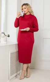 Платье NOVITA 1290 бордовый