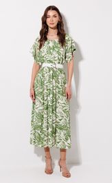 Платье Люше 4381 зеленый