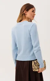 Jumper Romgil RV0468-VI5 goluboj