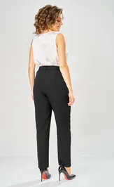 Garnitur Anastasia MAK 1315 chernyj+molochnyj