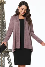 Sweter DS Trend #Kr-0141-0368-02 (raskleshennyj s dlinnymi rukavami)