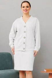 Garnitur Anastasia #1195 seryj melanzh