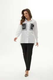 Bluzka MALI #623-049 belyj