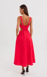 Sukienka V&N fashion 1167_krasnyj