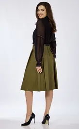 Skirt Klever 0225 olivka