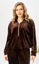 Костюм Ava fashion М-166 коричневый