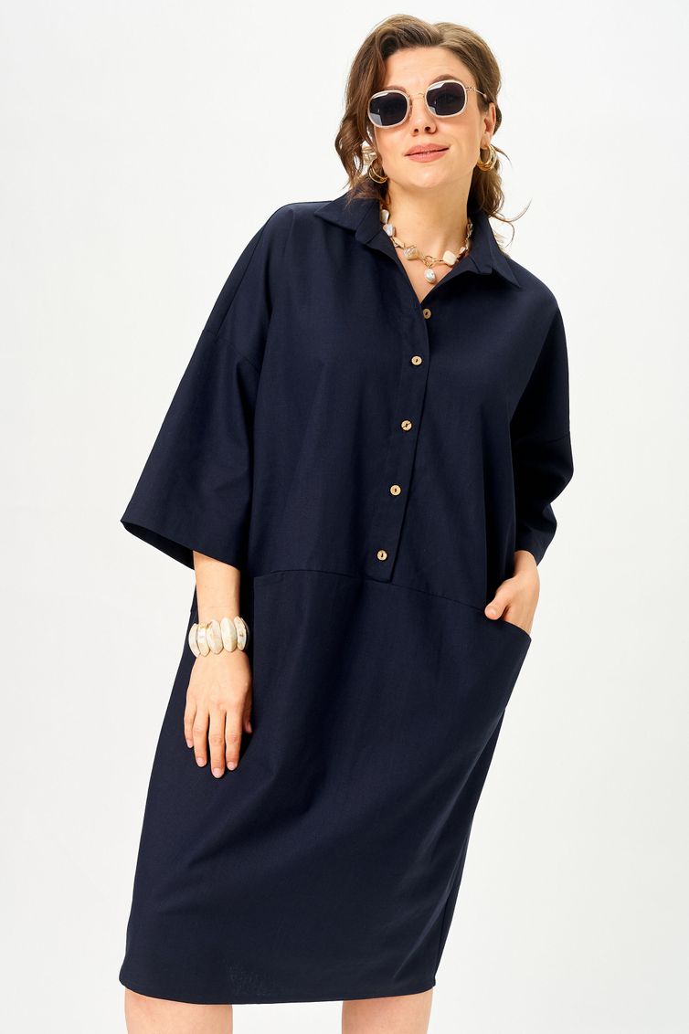 Платье SOVA арт. 11329 синий