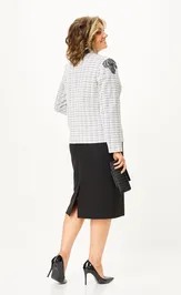 Suit Vilena-fashion 1198 belyj+chernyj