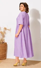 Sukienka Anastasia MAK 1095-1 sirenevyj