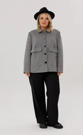Żakiet OVERYOU 225 sero-chernyj