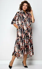 Dress Соломея Люкс 926/1 multikolor
