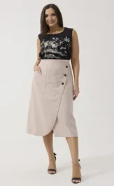Skirt Ma Cherie 2099 bezhevyj