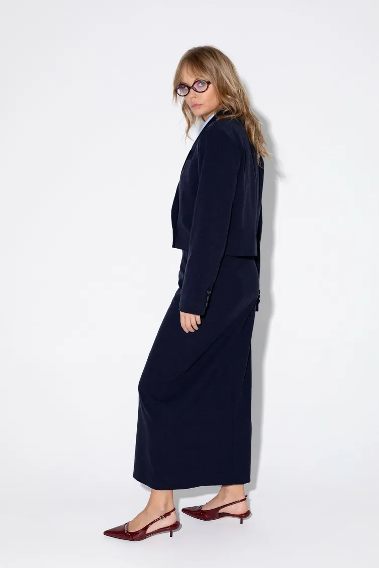 Skirt Pirs #5362 temno-sinij