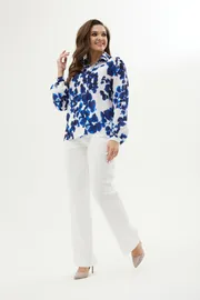 Bluzka MALI #623-074 golubye cvety