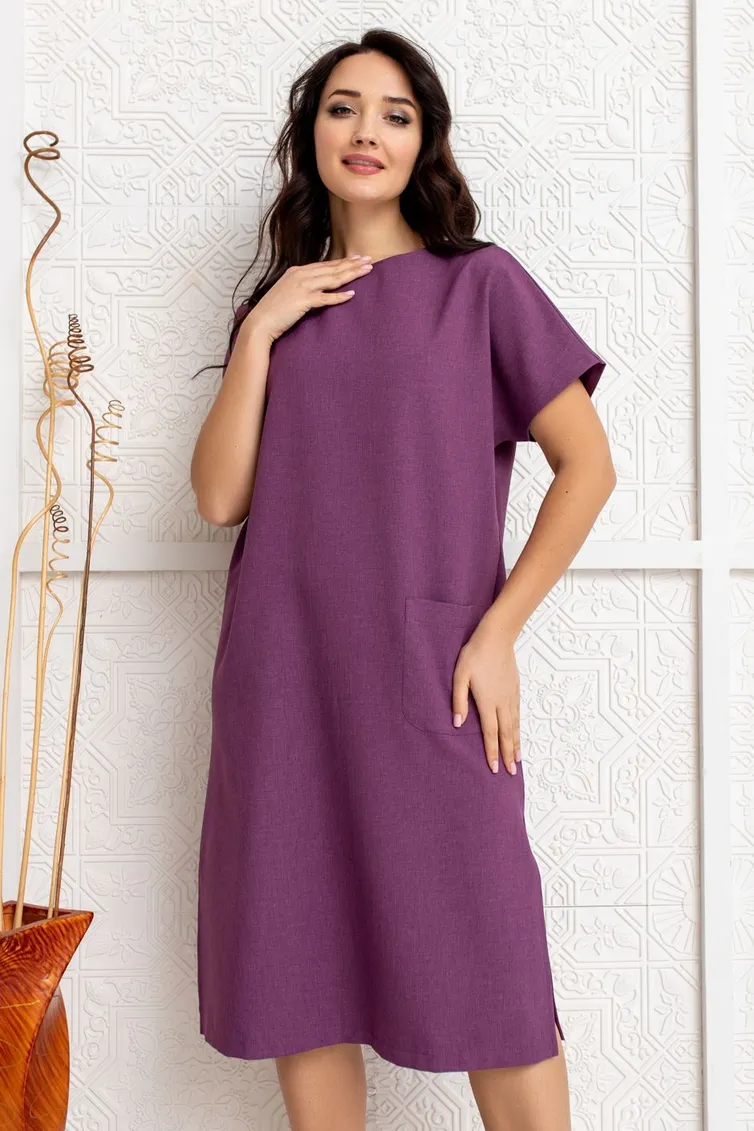 Dress TOOK A LOOK & Angelika #A-350 purpurnyj