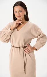 Dress Verita moda N-2493 bezhevyj