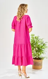 Платье Ava fashion М-211 фуксия